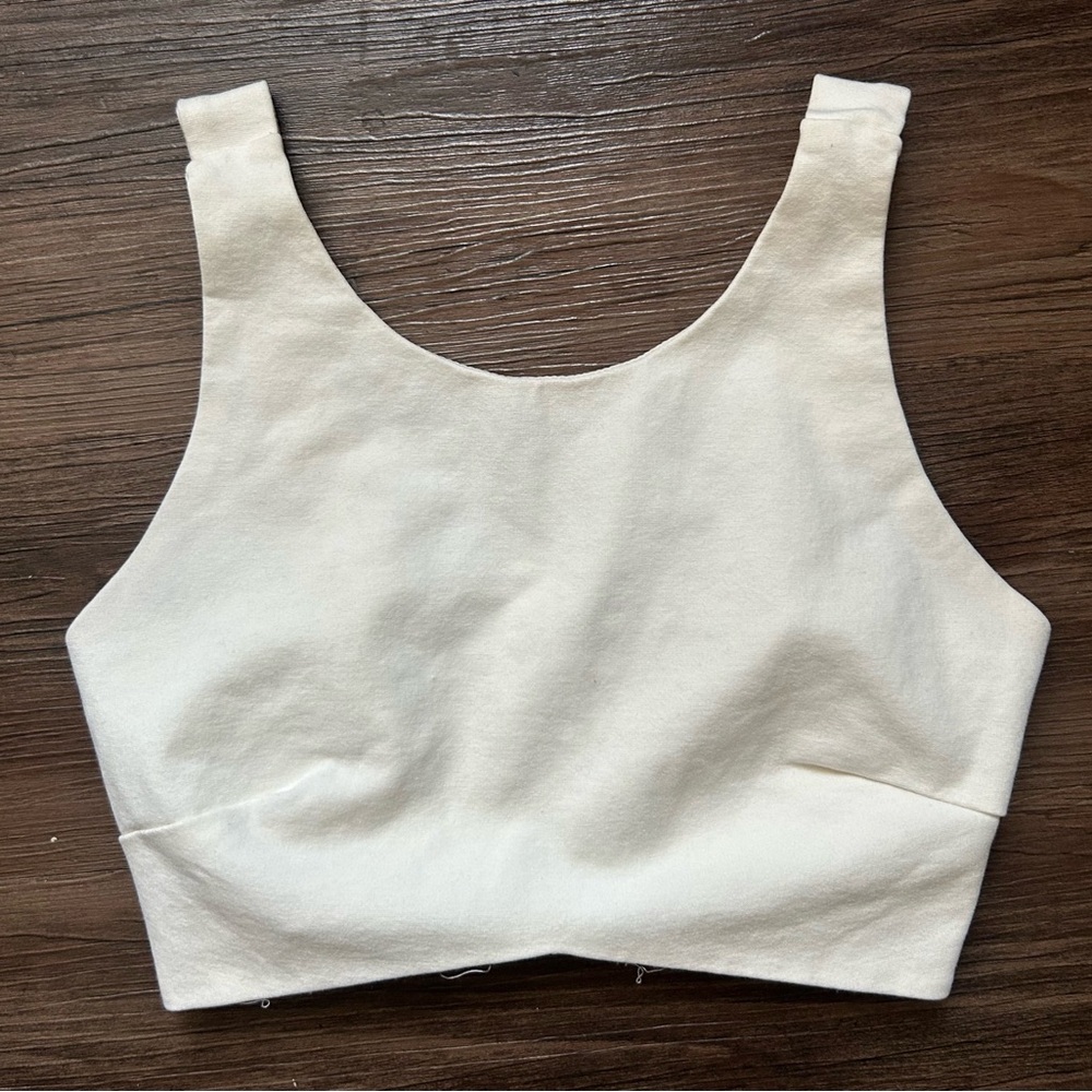Windsor Cream Crop Top